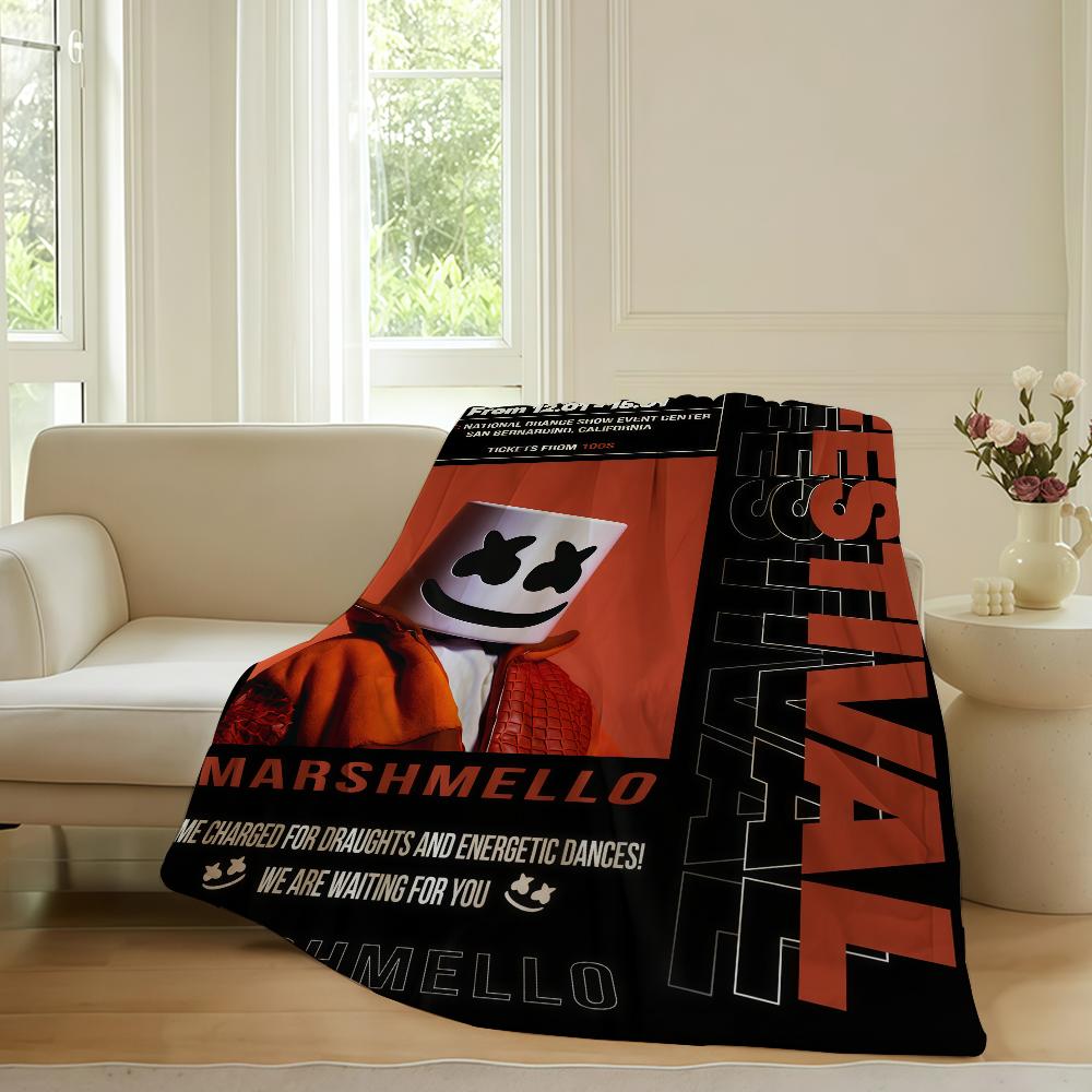 American singer M mARSHMELLO Blanket For Sofa Office Bed Plane Travel Sleep Read Relax Camping Soft And Warm 75x90cm
American singer M mARSHMELLO Blanket For Sofa Office Bed Plane Travel Sleep Read Relax Camping Soft And Warm 75x90cm