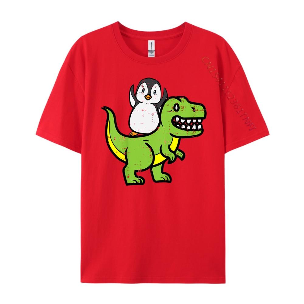 Kids Penguin Riding Dinosaur Trex Cute Toddler Youth Cotton Graphic Tees Natural T Shirt Unisex Party Tees S
Kids Penguin Riding Dinosaur Trex Cute Toddler Youth Cotton Graphic Tees Natural T Shirt Unisex Party Tees S
