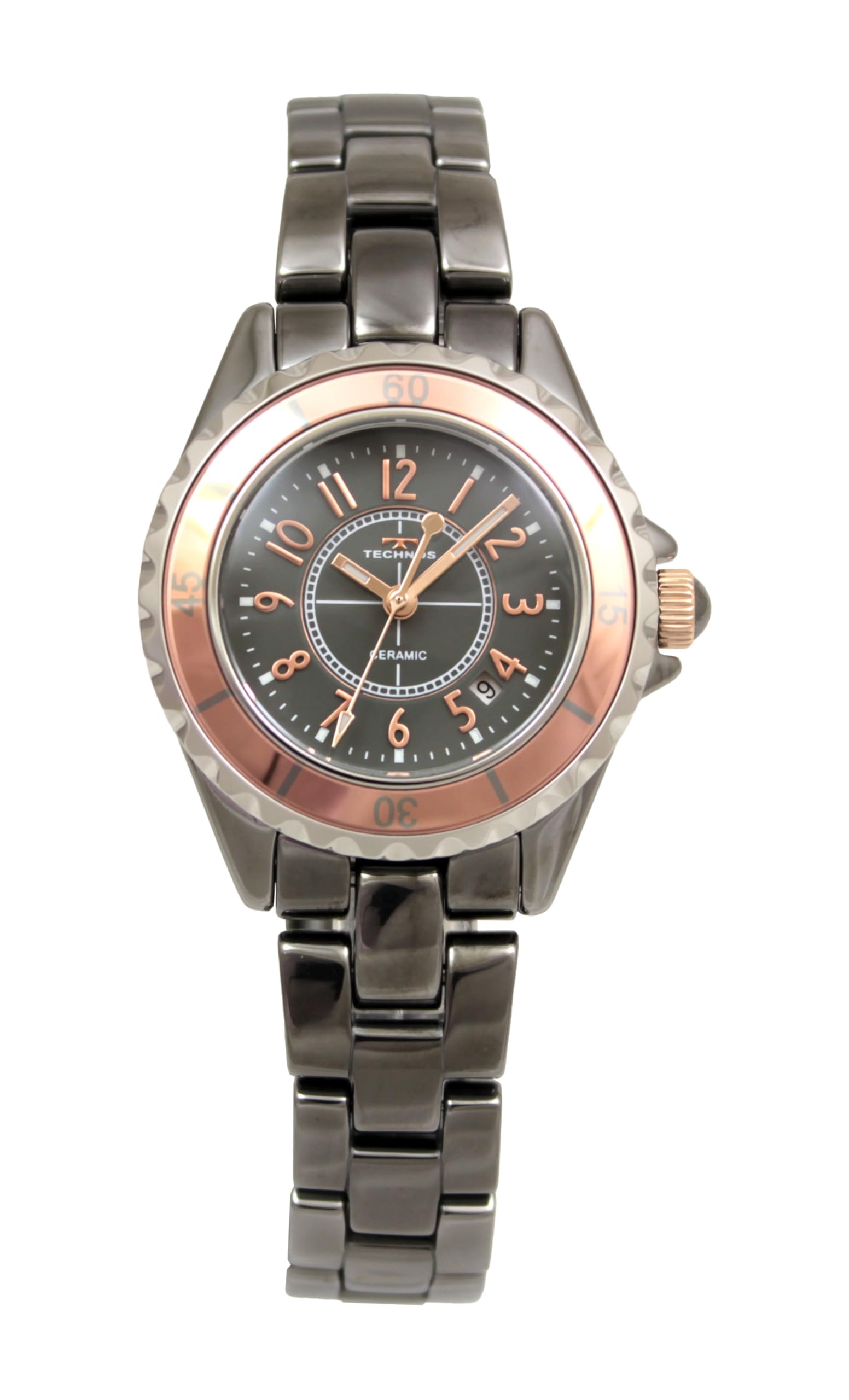 TECHNOS T9934PE Quartz Date Black Women s Watch Lightweight, Scratch-Resistant Ceramic, Movement, Display, Dial, Stylish, Gift, Birthday,
TECHNOS T9934PE Quartz Date Black Women s Watch Lightweight, Scratch-Resistant Ceramic, Movement, Display, Dial, Stylish, Gift, Birthday,