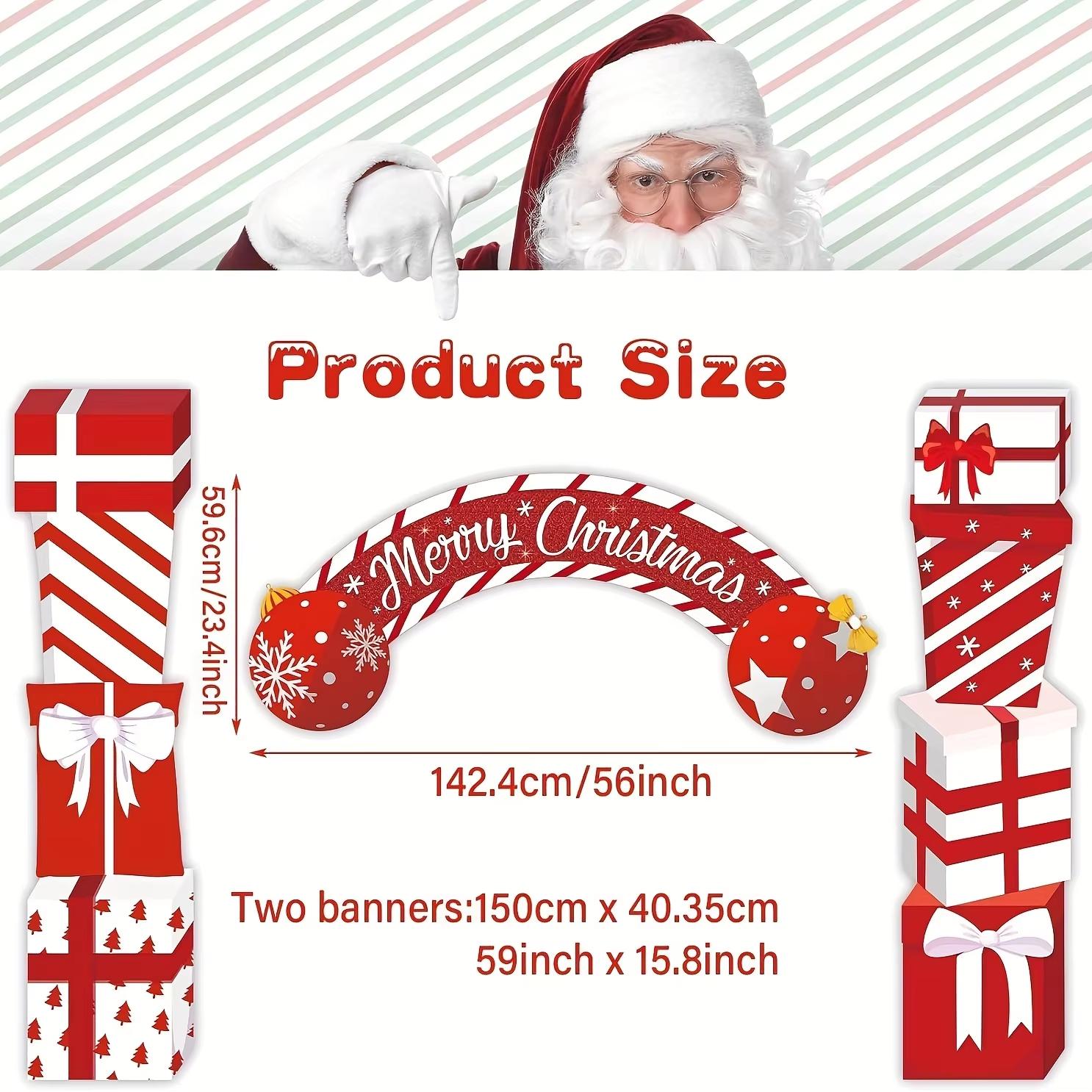 3Pcs Christmas Door Decoration Merry Christmas Porch Sign Front Door Banner Xmas Hanging Decoration Holiday Gift Backdrop червоний
3Pcs Christmas Door Decoration Merry Christmas Porch Sign Front Door Banner Xmas Hanging Decoration Holiday Gift Backdrop червоний