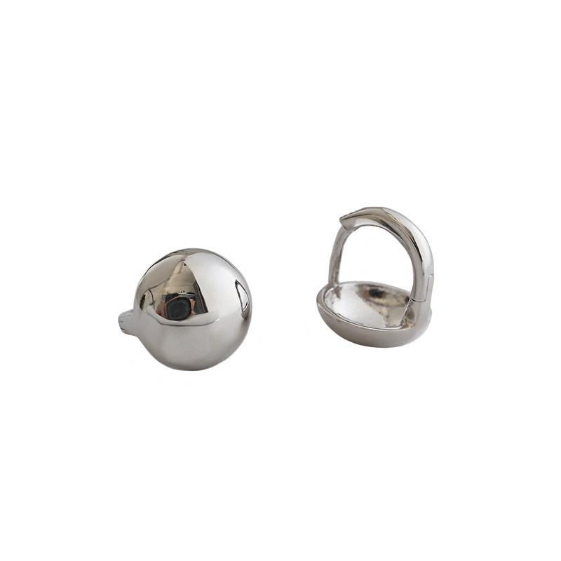 925 Sterling Silver Smooth Surface Round Ball Earrings For Woman Wedding Engagement Elegant Jewelry Prevent Allergies срібний
925 Sterling Silver Smooth Surface Round Ball Earrings For Woman Wedding Engagement Elegant Jewelry Prevent Allergies срібний
