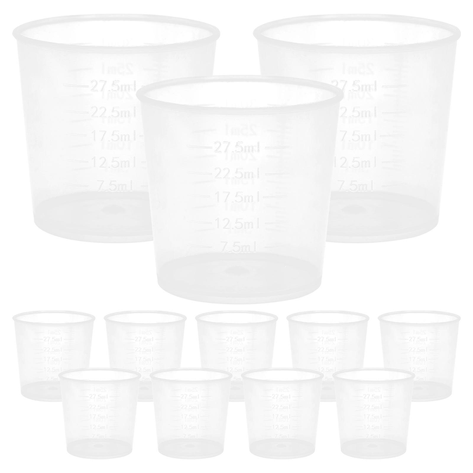 100 шт. одноразовых мерных стаканов для жидкостей, градуированных, белого цвета, с делениями
100 шт. одноразовых мерных стаканов для жидкостей, градуированных, белого цвета, с делениями