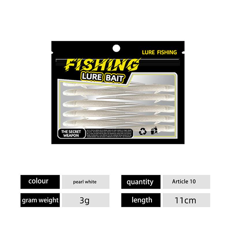 10 шт Біонічна маленька рибка Силіконова м яка рибальська приманка 11 см 3 г Штучна приманка мінога Імітація приманки Свімбейт Джиг Воблер Рибальські приманки
10 шт Біонічна маленька рибка Силіконова м яка рибальська приманка 11 см 3 г Штучна приманка мінога Імітація приманки Свімбейт Джиг Воблер Рибальські приманки