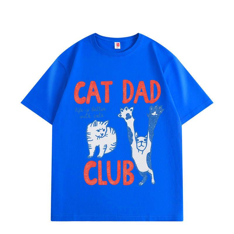 Cat Dad Club Funny T-shirts Men Women Clothing Casual Fashion T-shirt Summer High Quality Cotton Oversized T Shirts 3XL
Cat Dad Club Funny T-shirts Men Women Clothing Casual Fashion T-shirt Summer High Quality Cotton Oversized T Shirts 3XL