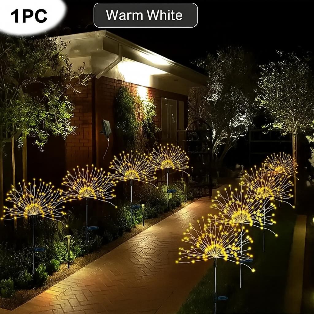 LED Solar Fireworks Lights Outdoor Decorative Multicolor Starburst Waterproof Lamps with 8 Modes for Garden Path Home Lawn 60LED теплим білим кольором
LED Solar Fireworks Lights Outdoor Decorative Multicolor Starburst Waterproof Lamps with 8 Modes for Garden Path Home Lawn 60LED теплим білим кольором