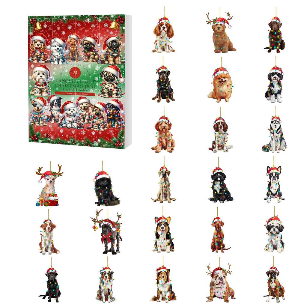 Christmas Pet Dog Advent Calendar Blind Box With Acrylic Decorations For Holiday Gift Giving Style F
Christmas Pet Dog Advent Calendar Blind Box With Acrylic Decorations For Holiday Gift Giving Style F