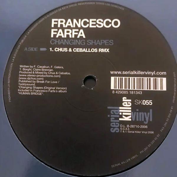 12-дюймовая пластинка FRANCESCO FARFA - Changing Shapes SK055 Serial Killer V 2006 Испания Танцевальная и Электронная Б/У
12-дюймовая пластинка FRANCESCO FARFA - Changing Shapes SK055 Serial Killer V 2006 Испания Танцевальная и Электронная Б/У