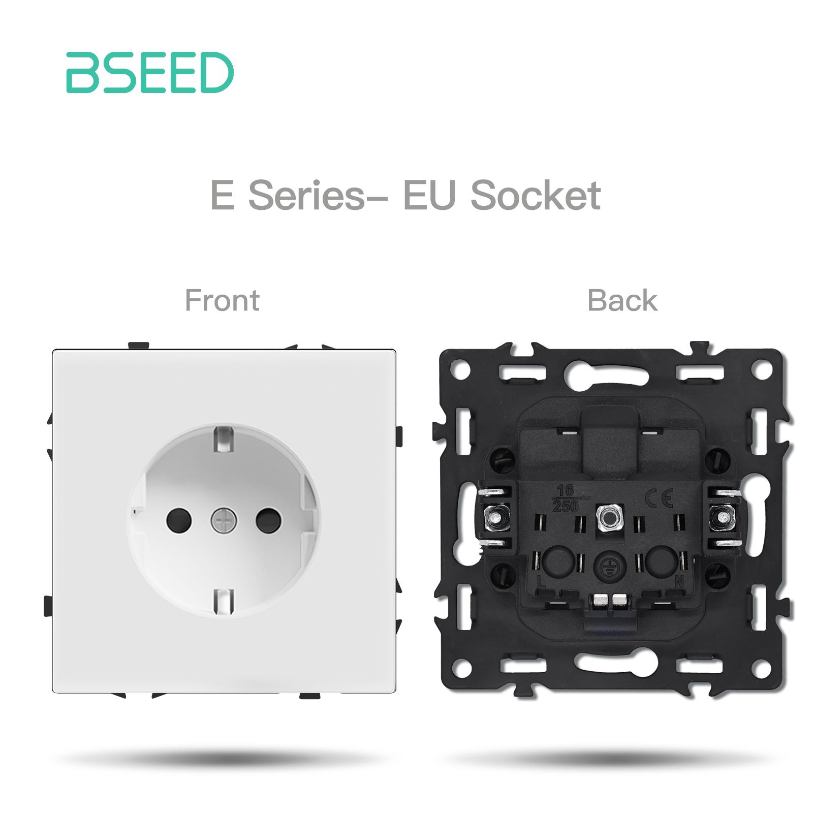BSEED 1/2Gang Mechanical Large Button Switches TV/ST/CAT6/RJ45 DIY Parts EU Socket USB Type-c 20W Fast Charging Plastic Frames
BSEED 1/2Gang Mechanical Large Button Switches TV/ST/CAT6/RJ45 DIY Parts EU Socket USB Type-c 20W Fast Charging Plastic Frames