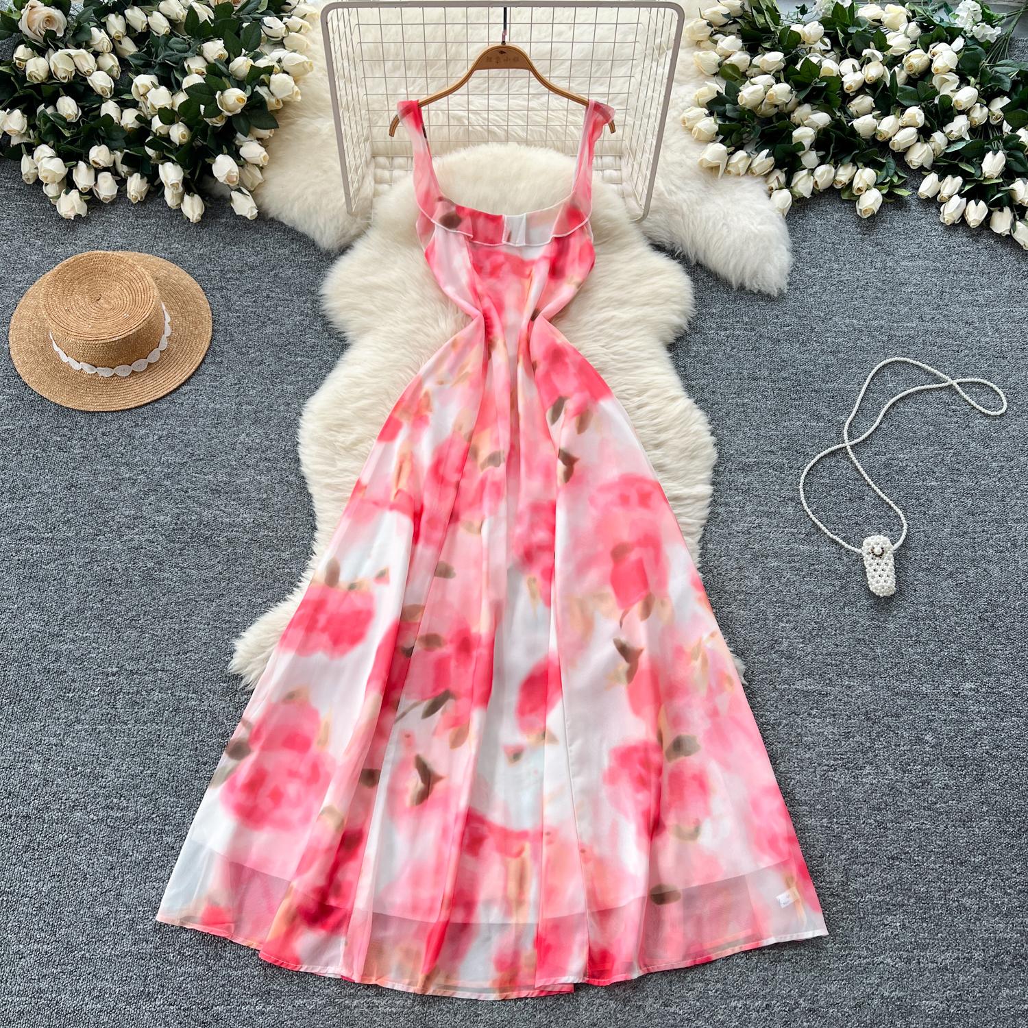 Шикарные элегантные оборки сплайсированные пляжные вечерние платья для женщин летние платья А-силуэта женская одежда XL розовый
Шикарные элегантные оборки сплайсированные пляжные вечерние платья для женщин летние платья А-силуэта женская одежда XL розовый