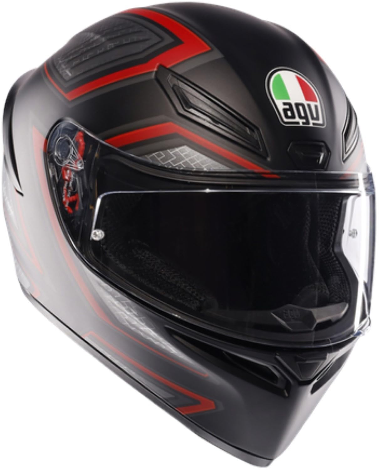 AGV K1 S SLING MATT Full Face Motorcycle Size S BLACK/GREY Helmet, (55-56cm), 18394007038-S
AGV K1 S SLING MATT Full Face Motorcycle Size S BLACK/GREY Helmet, (55-56cm), 18394007038-S