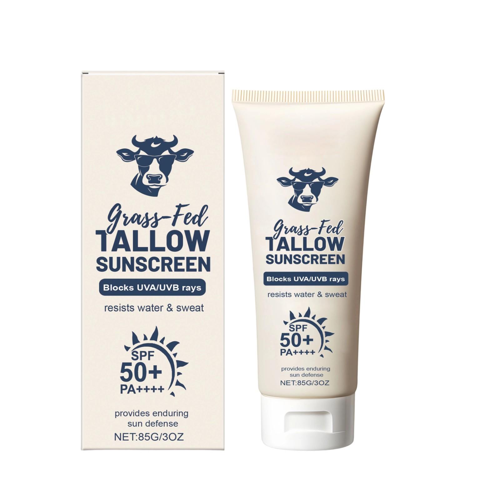 Grass-Fed Tallow Sunscreen; Sunscreen;Sun Cream(85G/3OZ) One Size
Grass-Fed Tallow Sunscreen; Sunscreen;Sun Cream(85G/3OZ) One Size