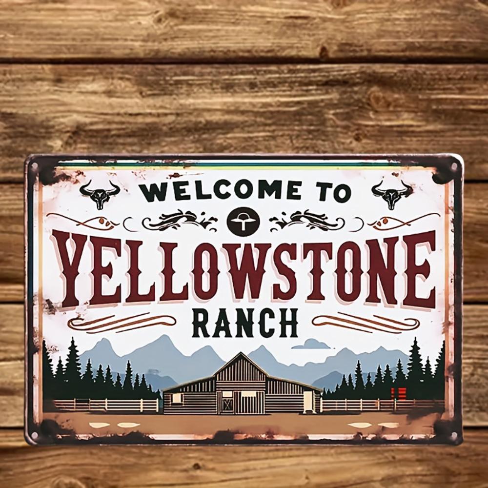 Yellowstone Ranch Humor Vintage Metal Tin Sign - 8x12 Durable Iron Wall Art for Home Garage 20x30cm(7.8x11.8inch)
Yellowstone Ranch Humor Vintage Metal Tin Sign - 8x12 Durable Iron Wall Art for Home Garage 20x30cm(7.8x11.8inch)
