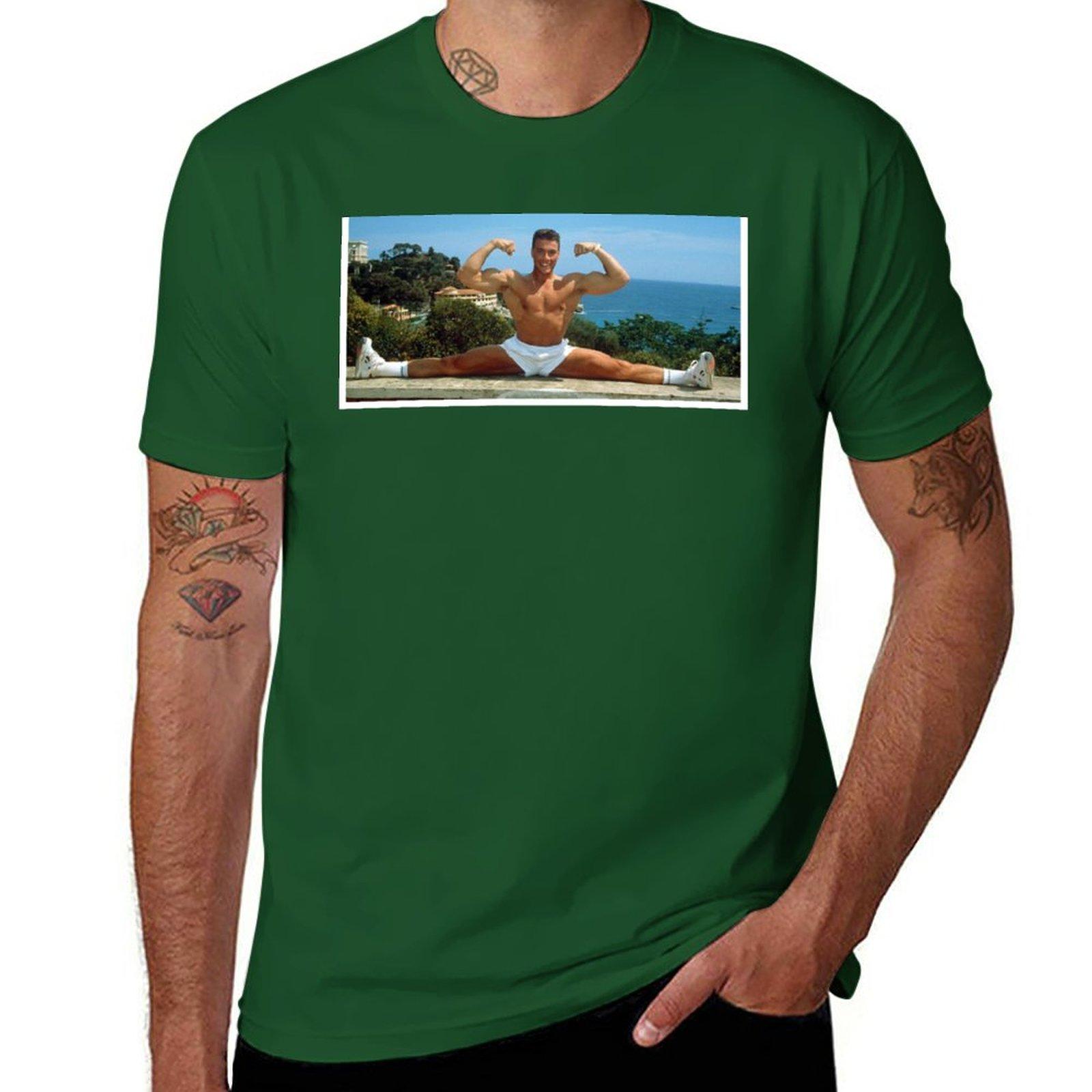 Jean Claude Van Damme Splits TShirt blanks sports fans sweat shirts men 4XL
Jean Claude Van Damme Splits TShirt blanks sports fans sweat shirts men 4XL