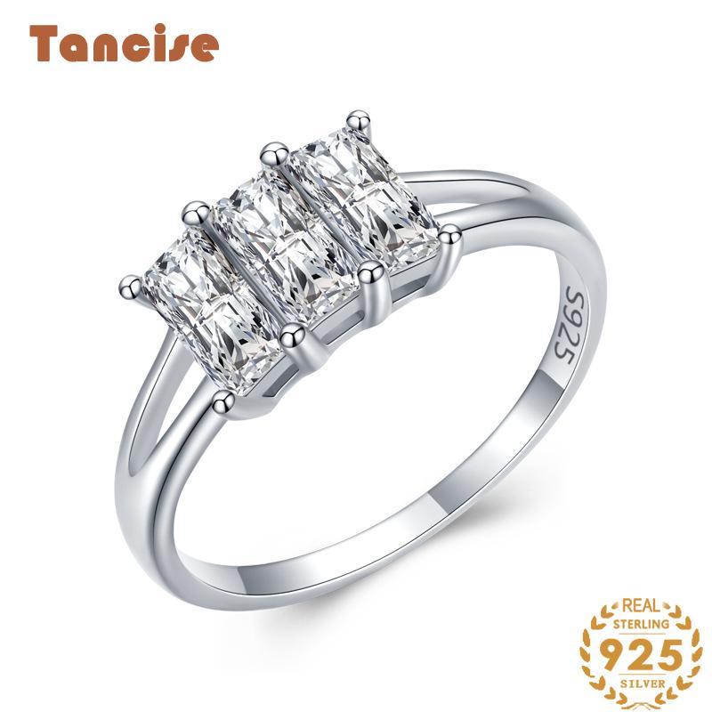 Tancise Classic стерлингового серебра 925 пробы кольцо с цирконом женские ювелирные изделия свадебное обещание вечерние подарок 5 серебряный
Tancise Classic стерлингового серебра 925 пробы кольцо с цирконом женские ювелирные изделия свадебное обещание вечерние подарок 5 серебряный
