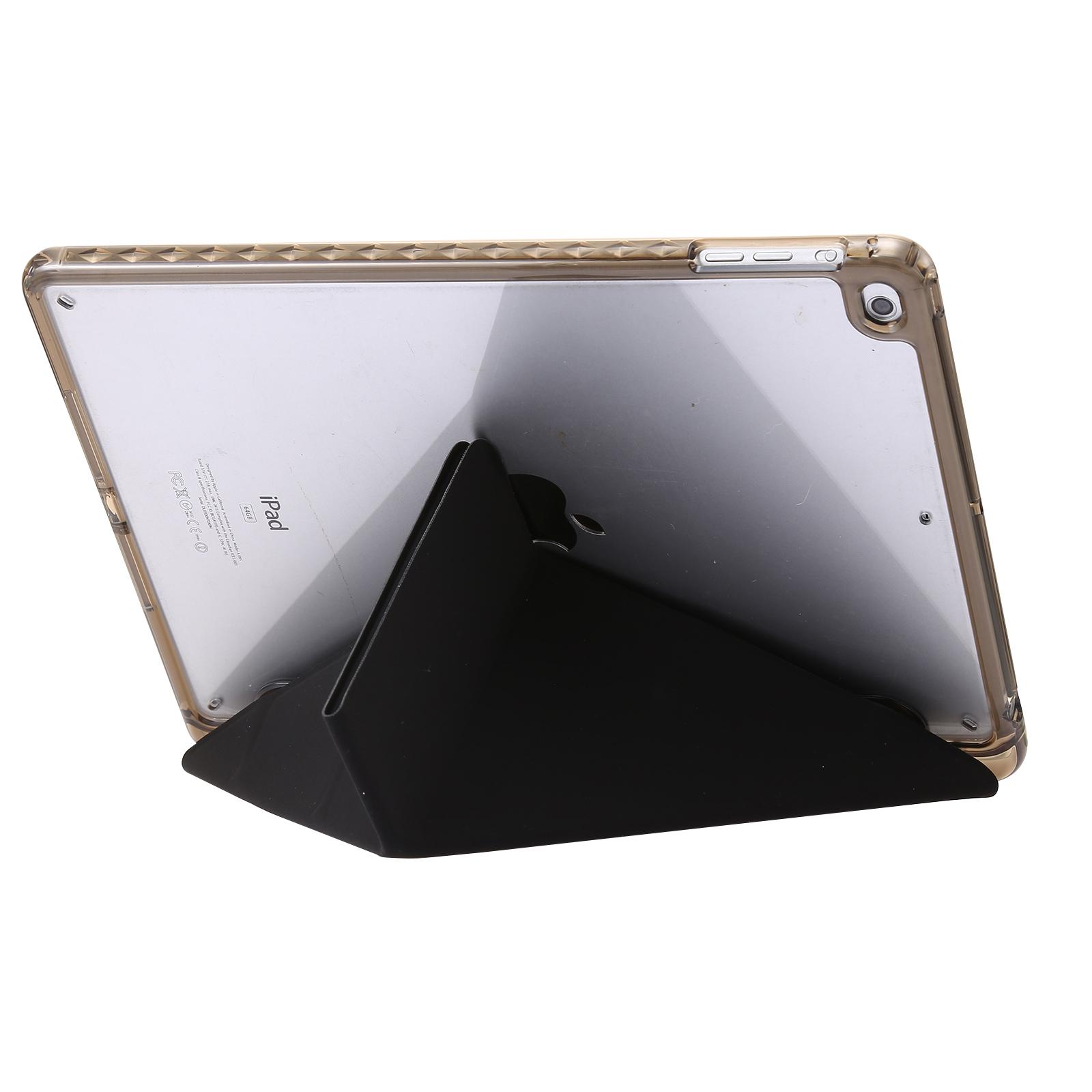 For iPad Air (2013)/Air 2/iPad 9.7-inch (2017)/(2018) Leather+Clear Acrylic Tablet Case Origami Tri-fold Stand Tablet Cover Purple
For iPad Air (2013)/Air 2/iPad 9.7-inch (2017)/(2018) Leather+Clear Acrylic Tablet Case Origami Tri-fold Stand Tablet Cover Purple