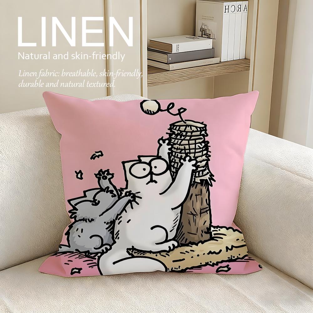 Cute Simons Cat Cushion Cover Pillowcase Set Pcs x x Breathable Washable Sofa Cushion Cover 30X30cm
Cute Simons Cat Cushion Cover Pillowcase Set Pcs x x Breathable Washable Sofa Cushion Cover 30X30cm