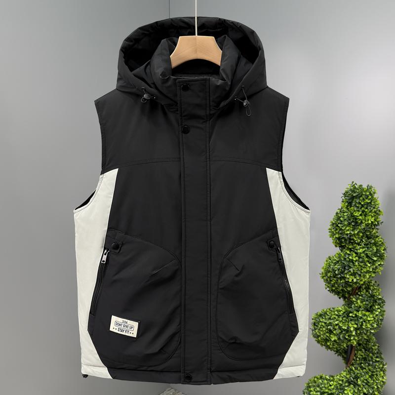 Зимова жилетка без рукавів великого розміру 4XL-11XL для чоловіків, куртки з капюшоном, повсякденна, товста, тепла, оверсайз, чоловічий верхній одяг 11XL
Зимова жилетка без рукавів великого розміру 4XL-11XL для чоловіків, куртки з капюшоном, повсякденна, товста, тепла, оверсайз, чоловічий верхній одяг 11XL