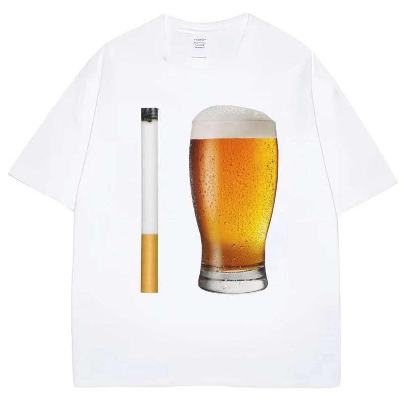 2026Tobacco and Beer Humorous and Witty Joke Expression Pack Printed Tshirt Highquality Casual Streetwear for Both Unisex Women 4XL
2026Tobacco and Beer Humorous and Witty Joke Expression Pack Printed Tshirt Highquality Casual Streetwear for Both Unisex Women 4XL