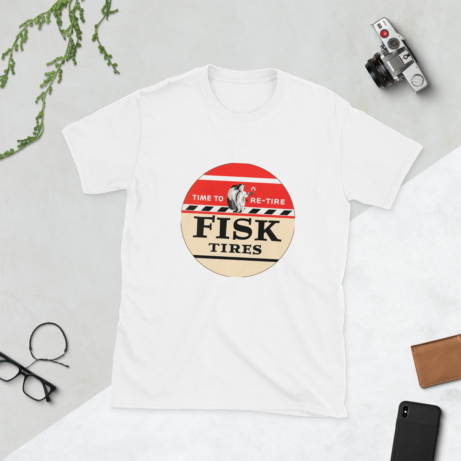 Vintage Advertisement Fisk Tires Unisex T-Shirt Mens Womens Tees Top S
Vintage Advertisement Fisk Tires Unisex T-Shirt Mens Womens Tees Top S