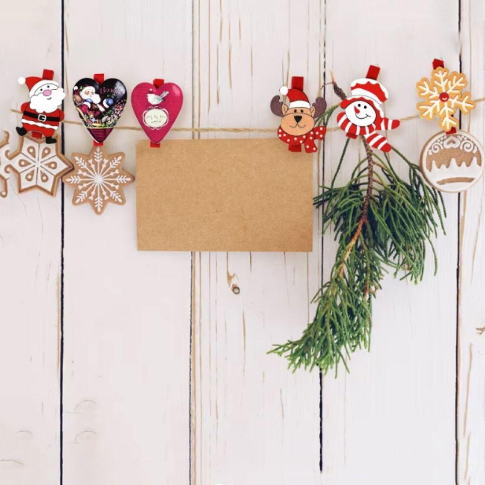 6PCS/SET Cartoon Snowflake Decorative Clips Snowman/Elk Christmas Photo Clips Photo Wall Decor Style E
6PCS/SET Cartoon Snowflake Decorative Clips Snowman/Elk Christmas Photo Clips Photo Wall Decor Style E