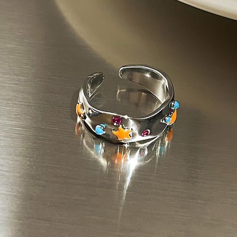Красочные цветочные кольца со звездами, регулируемые кольца с допамином и каплей масла, женские украшения для рук для женщин и девочек, идеальный подарок 1PC
Красочные цветочные кольца со звездами, регулируемые кольца с допамином и каплей масла, женские украшения для рук для женщин и девочек, идеальный подарок 1PC