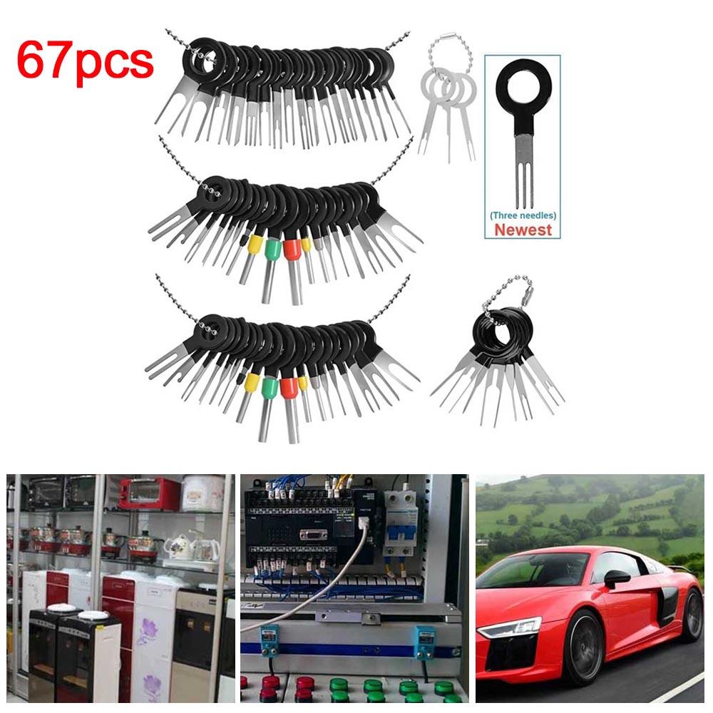 67 шт., инструмент для удаления клемм, экстрактор контактов, комплект электрических разъемов для автомобиля
67 шт., инструмент для удаления клемм, экстрактор контактов, комплект электрических разъемов для автомобиля