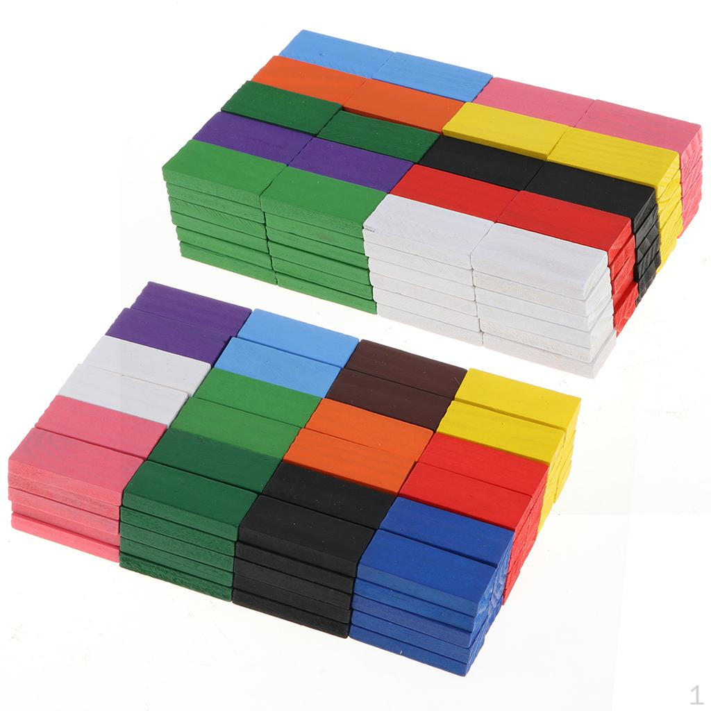 240pcs Wooden Dominos Blocks Set Educational 2-Color
240pcs Wooden Dominos Blocks Set Educational 2-Color