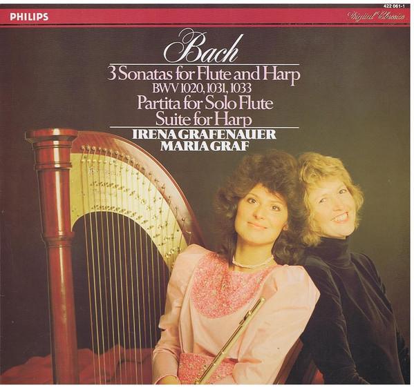 CD JOHANN SEBASTIAN BACH, IRENA GRAFEN - 3 Sonatas For Flute And Harp Bwv 10 4220612 Philips Digital 1988 Netherland Classical Used
CD JOHANN SEBASTIAN BACH, IRENA GRAFEN - 3 Sonatas For Flute And Harp Bwv 10 4220612 Philips Digital 1988 Netherland Classical Used