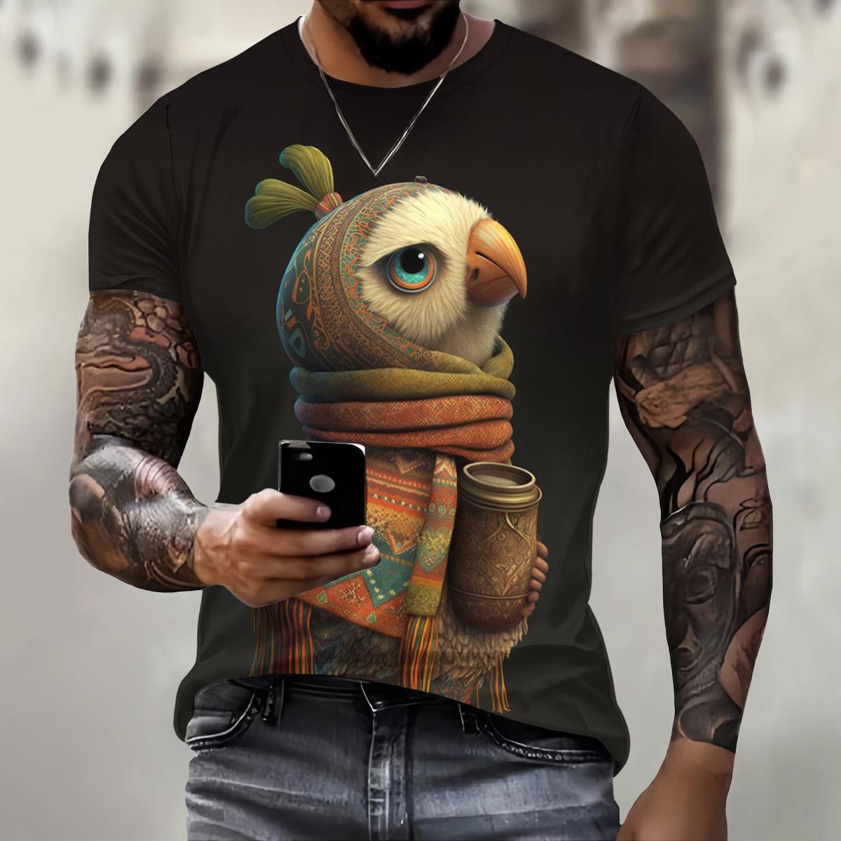 Забавная футболка с принтом попугая 3D для мужчин, уличная модная хип-хоп одежда, повседневная футболка с коротким рукавом и круглым вырезом, модные свободные летние топы 6XL
Забавная футболка с принтом попугая 3D для мужчин, уличная модная хип-хоп одежда, повседневная футболка с коротким рукавом и круглым вырезом, модные свободные летние топы 6XL