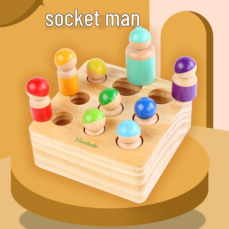 Montessori Socket Cylinder Toy for Kids - Educational Building Blocks for Hand-Eye Coordination
Montessori Socket Cylinder Toy for Kids - Educational Building Blocks for Hand-Eye Coordination