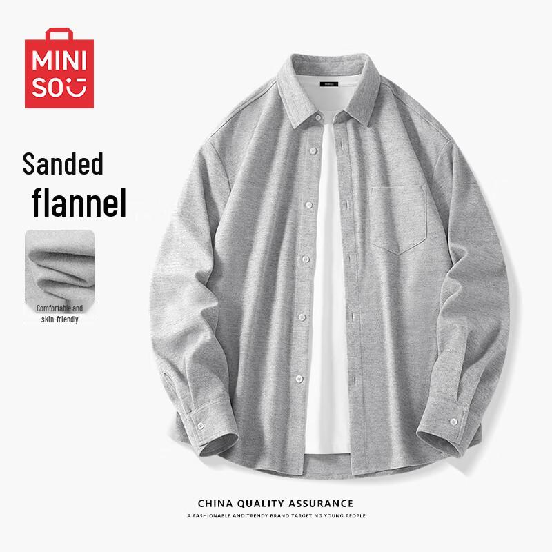 MINISO Men s Flannel Long-Sleeve Shirt 2XL
MINISO Men s Flannel Long-Sleeve Shirt 2XL