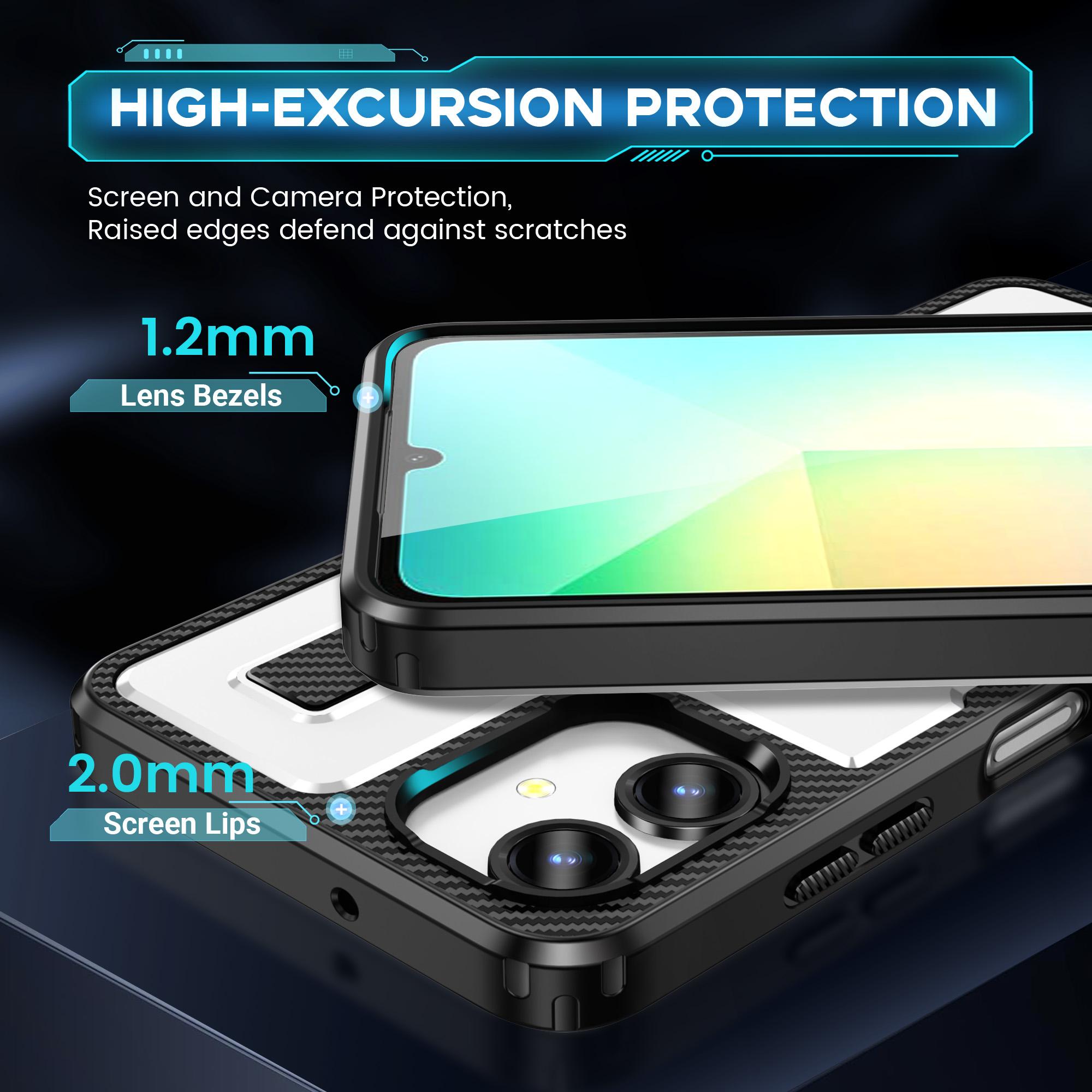 For Samsung Galaxy A06 4G Case TPU+PC Kickstand Phone Cover with Silicone Finger Strap Army Green
For Samsung Galaxy A06 4G Case TPU+PC Kickstand Phone Cover with Silicone Finger Strap Army Green