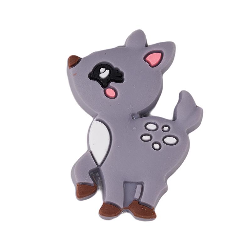 Silicone Baby Teether Beads - Cute Deer DIY Toy Accessories
Silicone Baby Teether Beads - Cute Deer DIY Toy Accessories