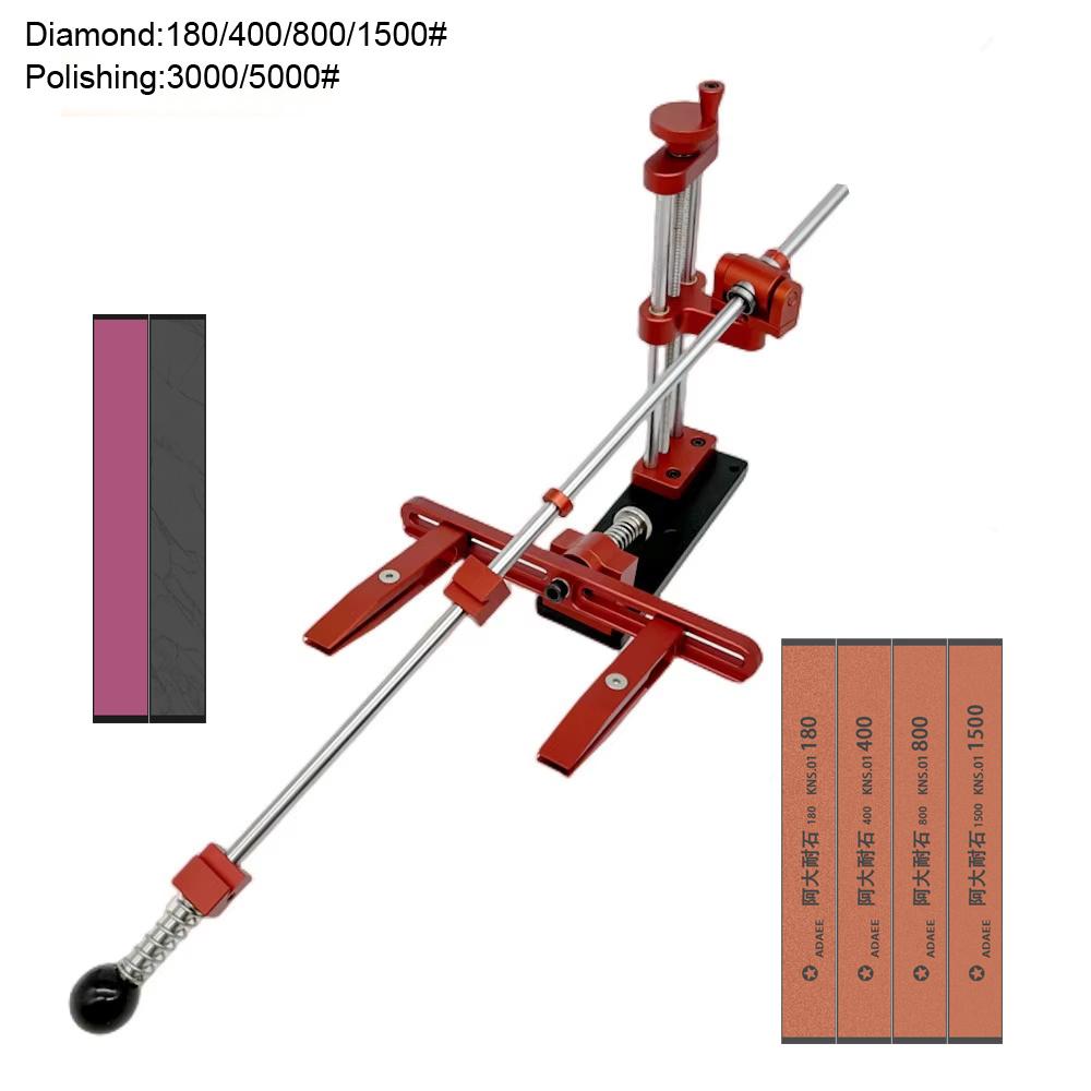 2025 Нова червона точилка з фіксованим кутом з шкалою, регульованою висотою, інструмент, що обертається на 360°, професійна система для заточування кухонних ножів Ship with 24h
2025 Нова червона точилка з фіксованим кутом з шкалою, регульованою висотою, інструмент, що обертається на 360°, професійна система для заточування кухонних ножів Ship with 24h