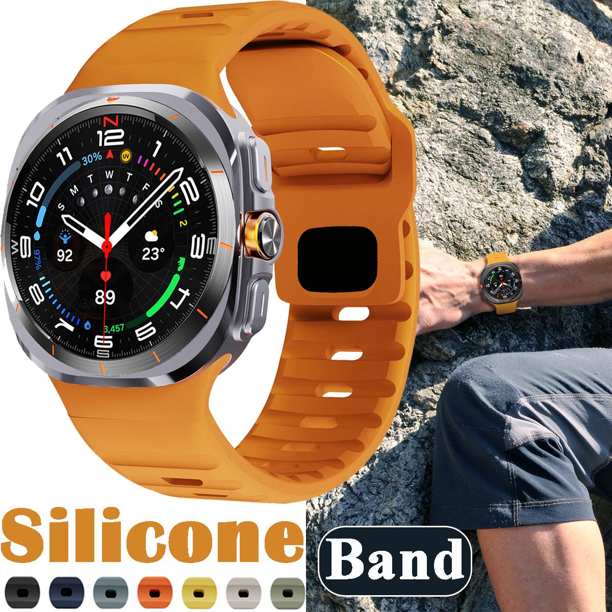 Спортивные ремешки для Samsung Galaxy Watch Ultra Band 47 мм для мужчин и женщин Мягкие силиконовые ремешки для замены водонепроницаемого ремешка для Galaxy Watch 7 Ultra
Спортивные ремешки для Samsung Galaxy Watch Ultra Band 47 мм для мужчин и женщин Мягкие силиконовые ремешки для замены водонепроницаемого ремешка для Galaxy Watch 7 Ultra