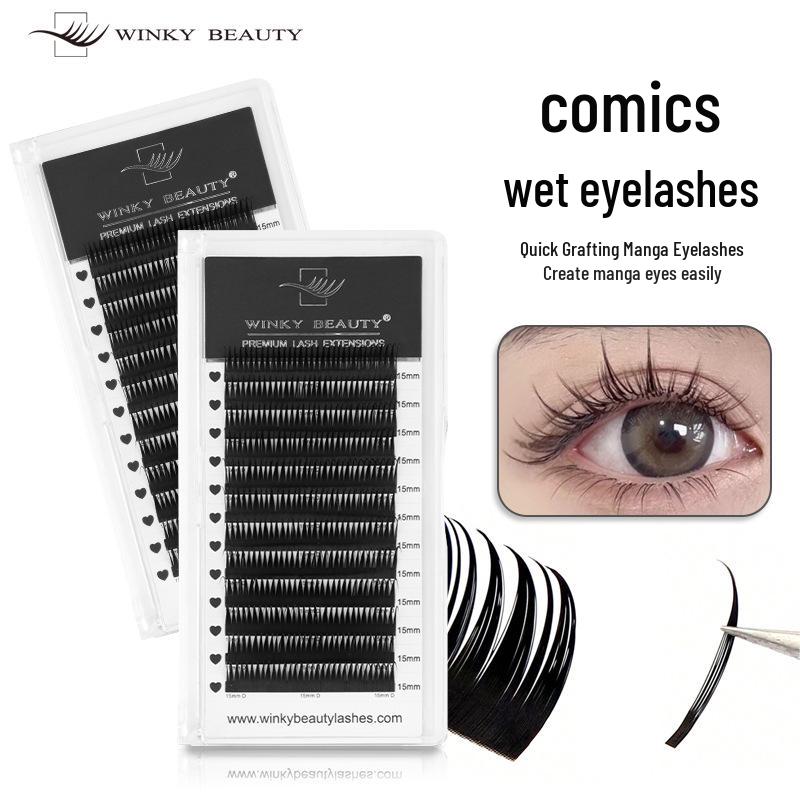 Manga Airy Eyelash Extensions: Clump-Free Tapered Tips for Thick, Curled Lashes - Ideal for Beginners & Pure Desire Style 13mm
Manga Airy Eyelash Extensions: Clump-Free Tapered Tips for Thick, Curled Lashes - Ideal for Beginners & Pure Desire Style 13mm
