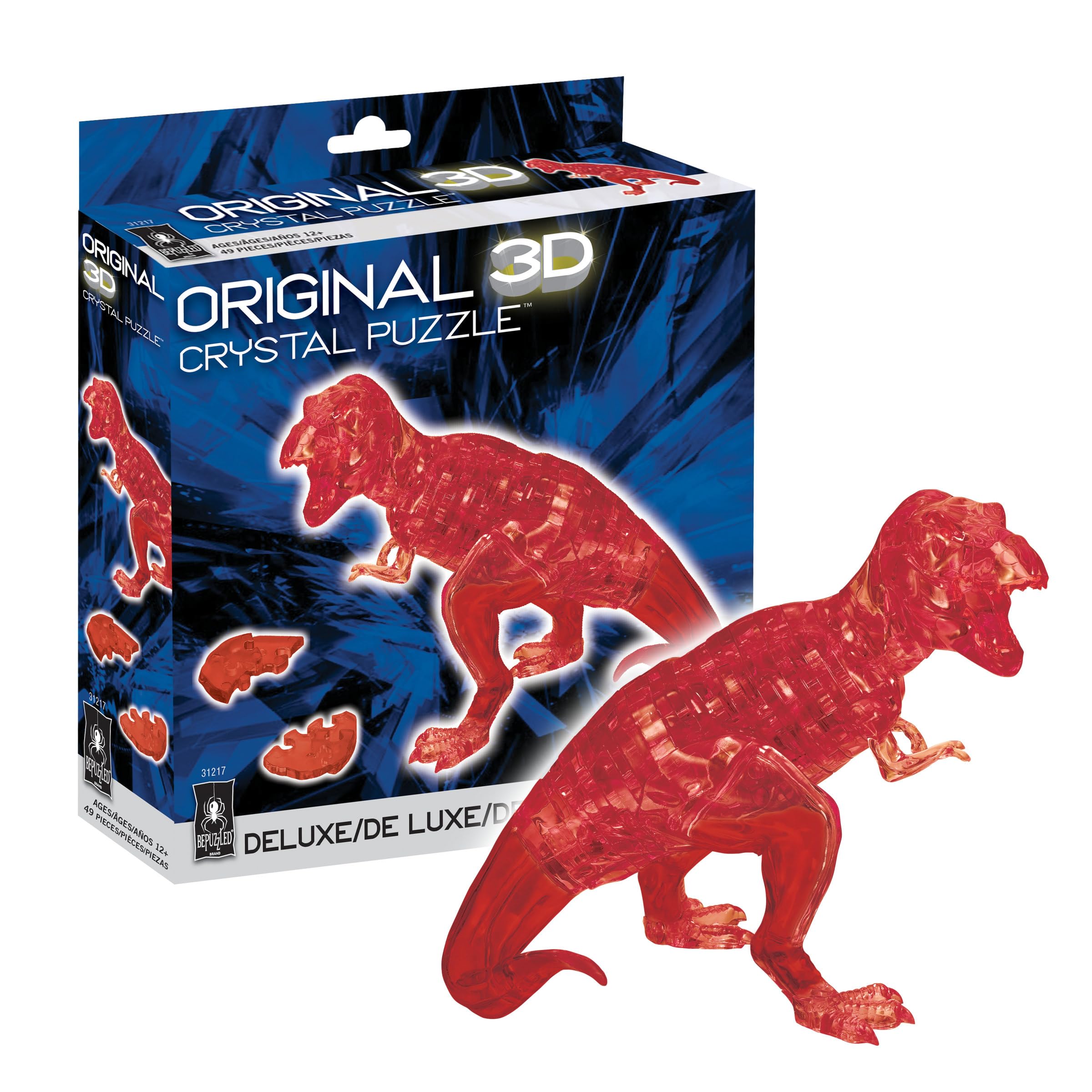 Оригинальная 3D-головоломка Crystal Puzzle Deluxe Оригинальная 3D-головоломка Crystal Puzzle Для детей от 12 лет и старше T-Rex
Оригинальная 3D-головоломка Crystal Puzzle Deluxe Оригинальная 3D-головоломка Crystal Puzzle Для детей от 12 лет и старше T-Rex