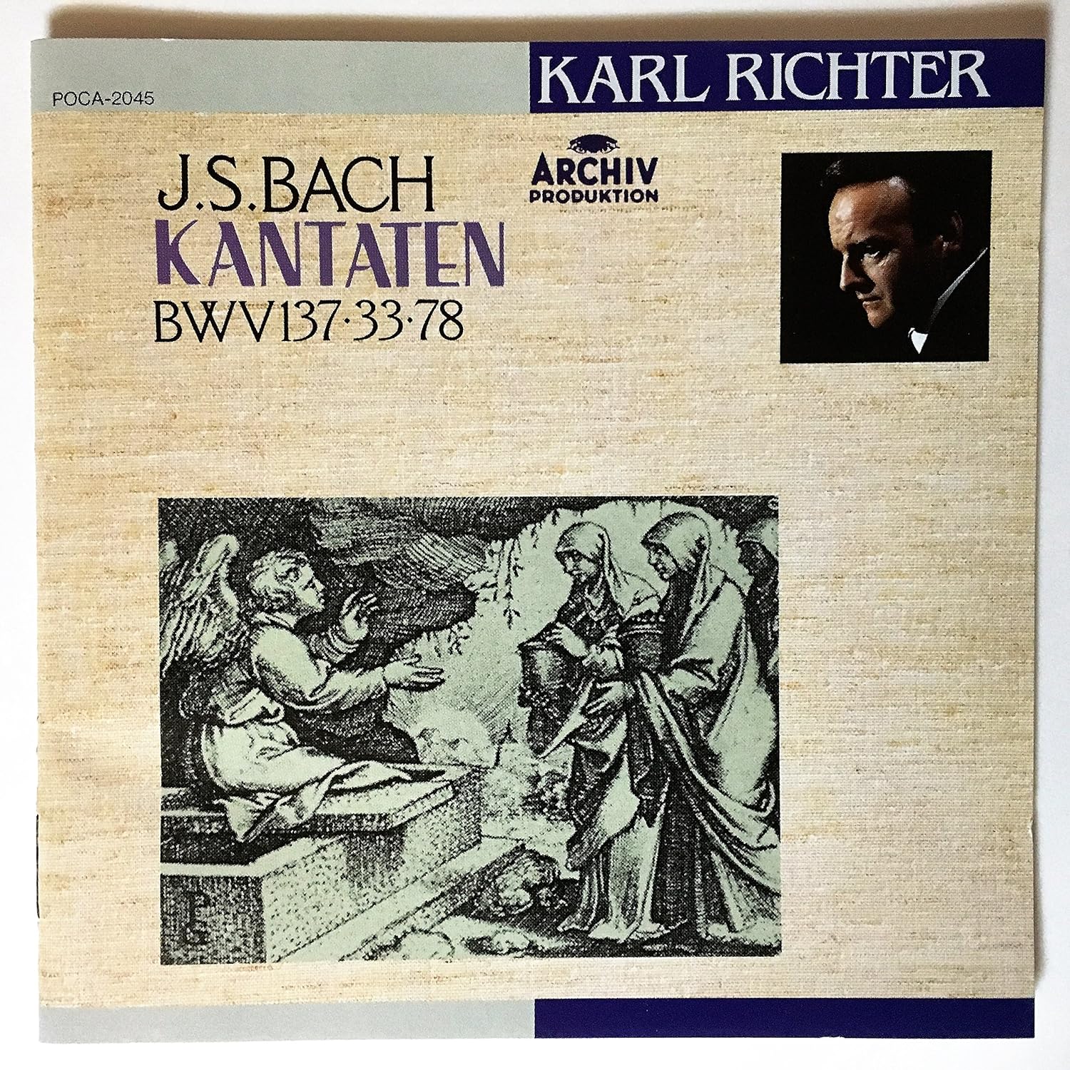 CD BACH, JOHANN SEBASTIAN BACH - Cantatas Vol.18: K.richter / Munich POCA2045 Japan ObiClassical Used
CD BACH, JOHANN SEBASTIAN BACH - Cantatas Vol.18: K.richter / Munich POCA2045 Japan ObiClassical Used
