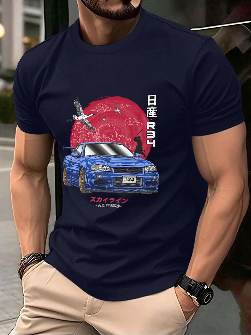 Nippon Jdm Skyline Gtr R34 Prints Cotton TShirts Mens Summer Soft T Shirt Oversized ONeck Short Sleeve Tops Basic Male Clothes 4XL
Nippon Jdm Skyline Gtr R34 Prints Cotton TShirts Mens Summer Soft T Shirt Oversized ONeck Short Sleeve Tops Basic Male Clothes 4XL