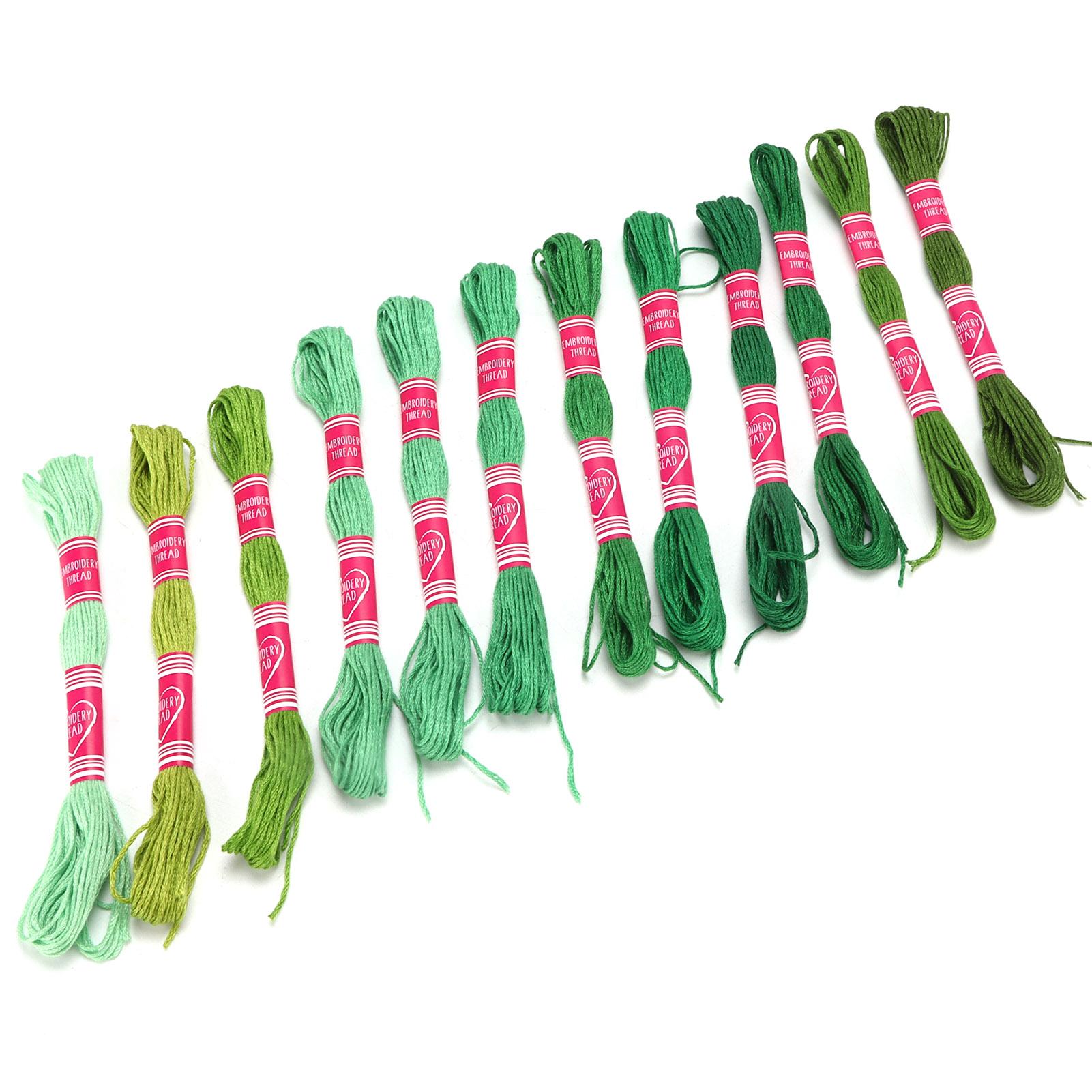 12 шт. ниток для вышивки градиентной яркой цветовой полиэстеровой линии для любителей вышивки Группа зелёный
12 шт. ниток для вышивки градиентной яркой цветовой полиэстеровой линии для любителей вышивки Группа зелёный