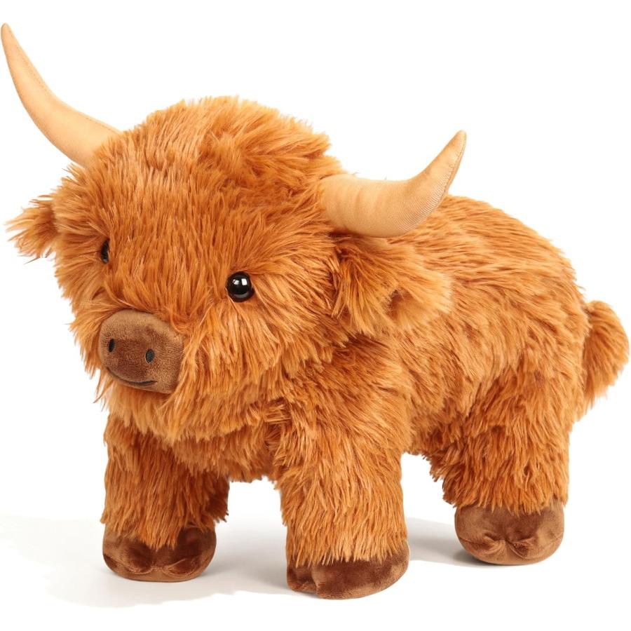 Highland Cow Weighted Stuffed Animal 16in 5 lbs Plush Cattle Decor Present designed for Adults Gentle Brown Fleece featuring Internal Weights United States
Highland Cow Weighted Stuffed Animal 16in 5 lbs Plush Cattle Decor Present designed for Adults Gentle Brown Fleece featuring Internal Weights United States