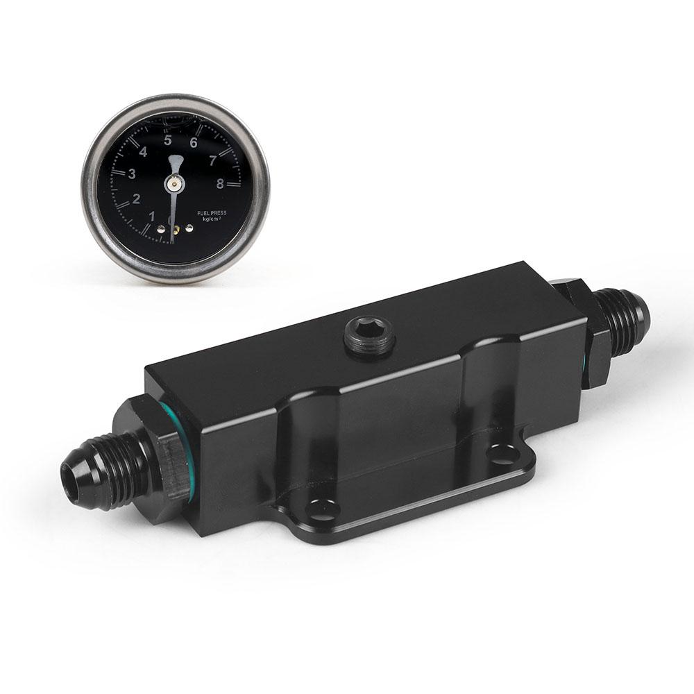 Ефективний паливний фільтр Black Billet Aluminium 6-AN AN6 з манометром 1/8 NPT 8 Kg cm 2
Ефективний паливний фільтр Black Billet Aluminium 6-AN AN6 з манометром 1/8 NPT 8 Kg cm 2
