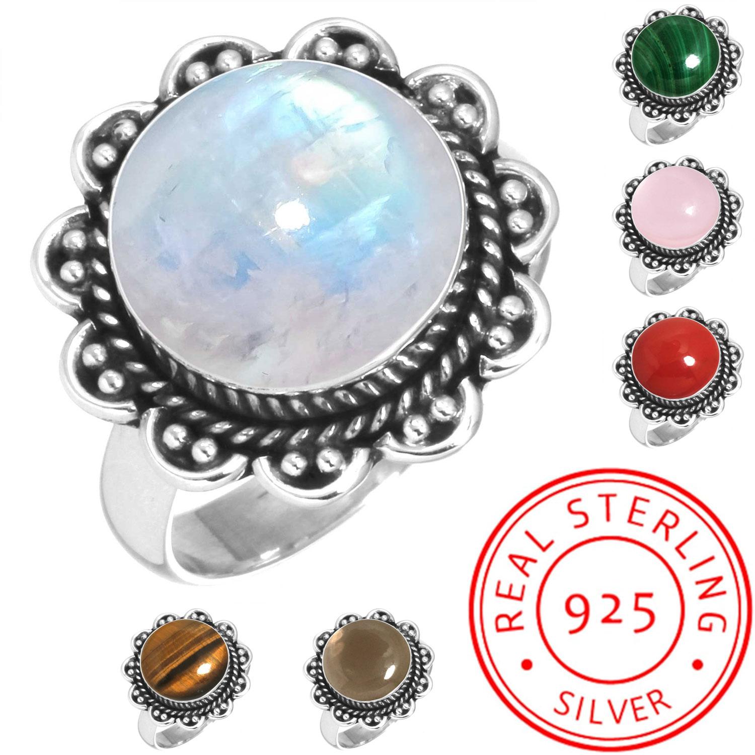 925 Sterling Silver Ring Women Gemstone Handmade Jewelry Wedding Gift Malachite Rainbow Moonstone Rose Quartz Red Stone Smoky Topaz Tiger Eye Fashion 10 тигрове око кольору
925 Sterling Silver Ring Women Gemstone Handmade Jewelry Wedding Gift Malachite Rainbow Moonstone Rose Quartz Red Stone Smoky Topaz Tiger Eye Fashion 10 тигрове око кольору
