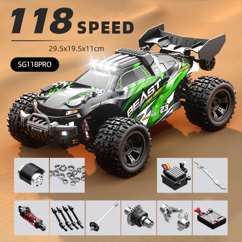 SG118 RC Машинки 2.4Ghz 1:16 полномасштабных 4WD 35 км/ч высокоскоростных радиоуправляемых автомобилей для бездорожья
SG118 RC Машинки 2.4Ghz 1:16 полномасштабных 4WD 35 км/ч высокоскоростных радиоуправляемых автомобилей для бездорожья