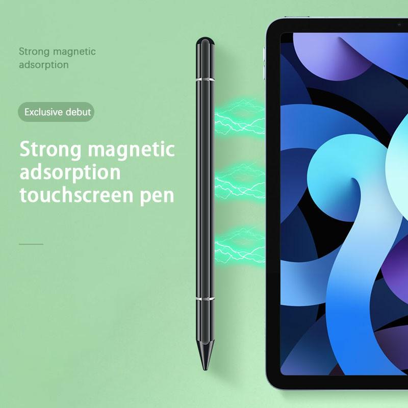 JB06 2 in 1 Nano Conductive Cloth Head + Disc Stylus Magnetic Adsorption Passive Touch Screen Pen for Cell Phone Tablet White
JB06 2 in 1 Nano Conductive Cloth Head + Disc Stylus Magnetic Adsorption Passive Touch Screen Pen for Cell Phone Tablet White