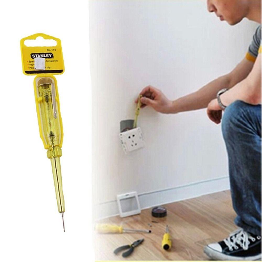 AC/DC Electrical Testing Screwdriver 12V Voltage Detector Pen Leakage Detection Pen Electrician 18cm
AC/DC Electrical Testing Screwdriver 12V Voltage Detector Pen Leakage Detection Pen Electrician 18cm