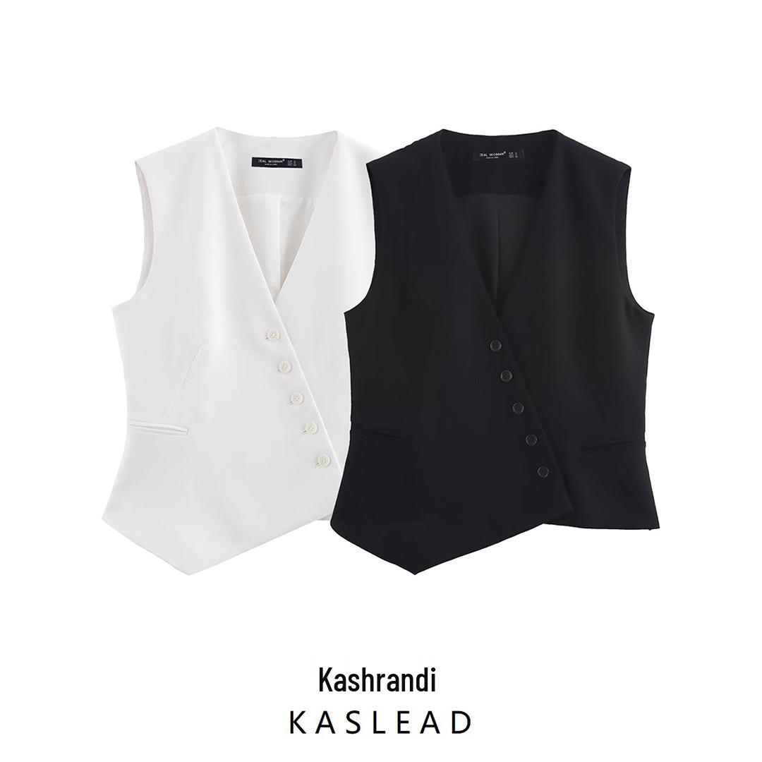 2025 Spring Women s Asymmetrical V-Neck Vest - European & American Style Fashion S чёрный
2025 Spring Women s Asymmetrical V-Neck Vest - European & American Style Fashion S чёрный