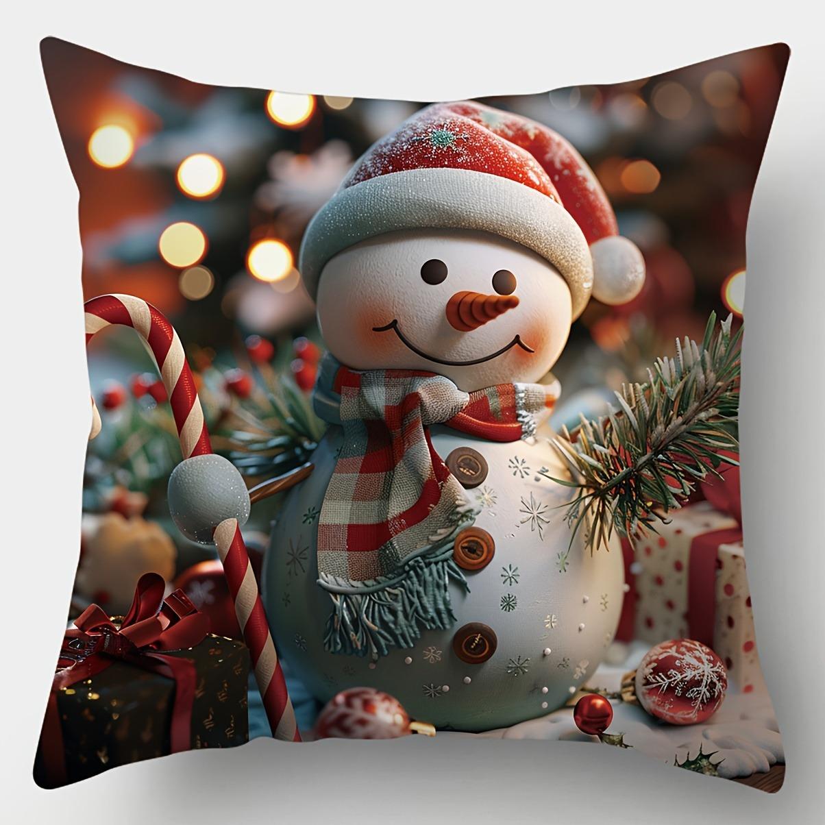 Christmas Themed Pillowcases: Santa, Girl, Reindeer & Snowman Designs! Sofa room cushion cover home decoration new year gift 16x16Inch
Christmas Themed Pillowcases: Santa, Girl, Reindeer & Snowman Designs! Sofa room cushion cover home decoration new year gift 16x16Inch