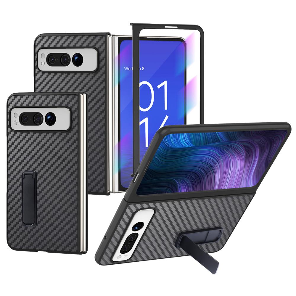 GKK For Google Pixel Fold Hard PC Phone Case Kickstand Carbon Fiber Texture Back Cover Black
GKK For Google Pixel Fold Hard PC Phone Case Kickstand Carbon Fiber Texture Back Cover Black