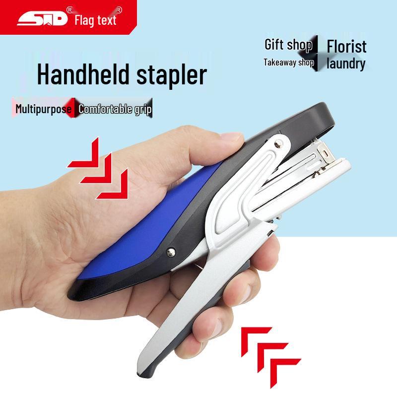 Flag Brand Handheld Stapler: Staples 25 Pages with 12 Gauge Staples S-140 Comfortable Grip, Staples 25 Pages чёрный/синий
Flag Brand Handheld Stapler: Staples 25 Pages with 12 Gauge Staples S-140 Comfortable Grip, Staples 25 Pages чёрный/синий